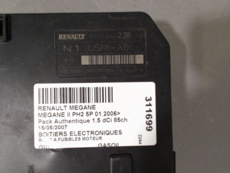 BOITE A FUSIBLES RENAULT MEGANE II PH2 2006-