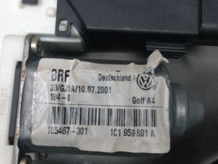 MECANISME+MOTEUR LEVE-GLACE AVANT GAUCHE VOLKSWAGEN GOLF IV 98-2004