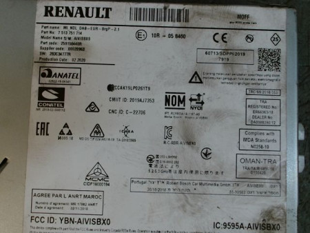 AUTORADIO RENAULT CLIO 5