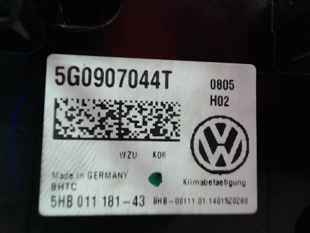 COMMANDE DE CHAUFFAGE VOLKSWAGEN GOLF VII