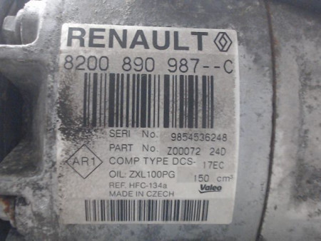 COMPRESSEUR AIR CONDITIONNE RENAULT LAGUNA III CPÉ 2008-