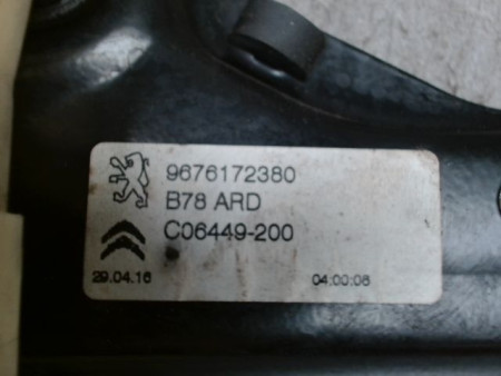 MECANISME+MOTEUR LEVE-GLACE ARRIERE DROIT CITROEN C4 PICASSO