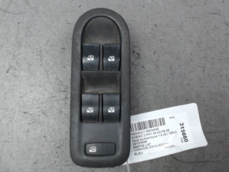 COMMANDE LEVE-GLACE PORTE AVG RENAULT SCENIC II PH1 02-06