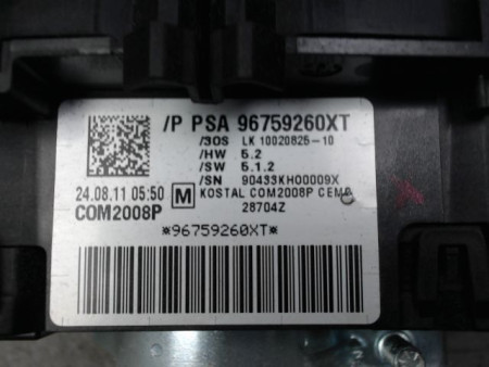 BLOC COMMODOS PEUGEOT 508 2010-