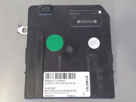 BOITE A FUSIBLES RENAULT SCENIC II PH.2 06-09