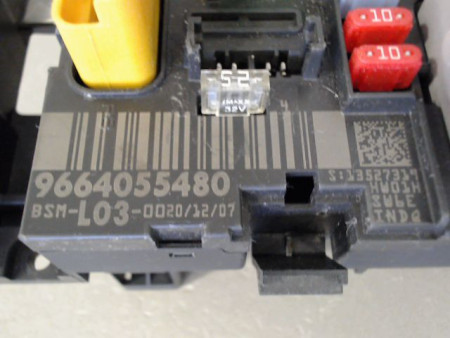 BOITE A FUSIBLES CITROEN C3 2005-