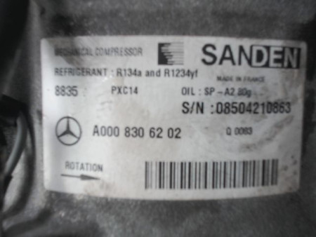 COMPRESSEUR AIR CONDITIONNE MERCEDES CLASSE A