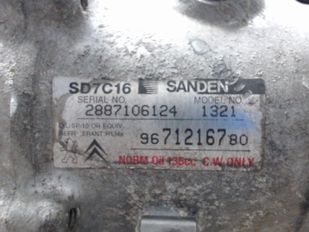 COMPRESSEUR AIR CONDITIONNE CITROEN C5 2008-