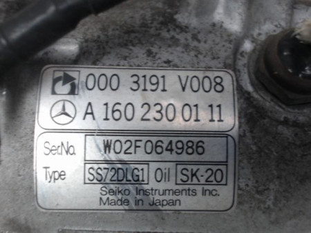 COMPRESSEUR AIR CONDITIONNE SMART FORTWO CABRIOLET