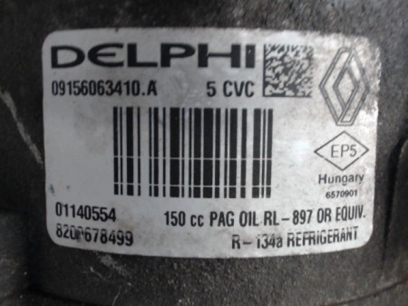 COMPRESSEUR AIR CONDITIONNE RENAULT SCENIC II PH2 2006-