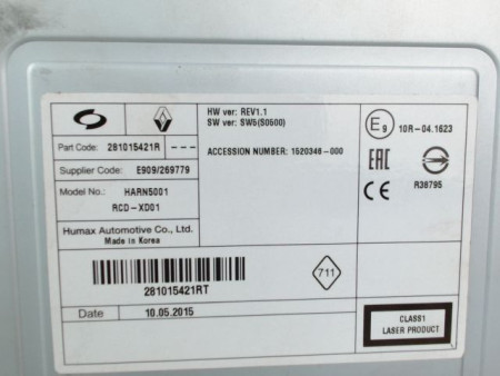 CHARGEUR CD RENAULT TALISMAN