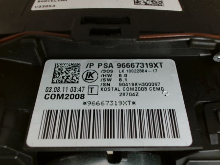 BLOC COMMODOS PEUGEOT 5008 2009-