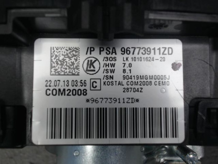 BLOC COMMODOS PEUGEOT 3008 2009-