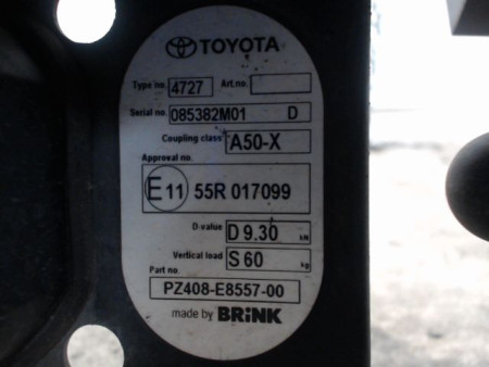 ATTELAGE TOYOTA VERSO