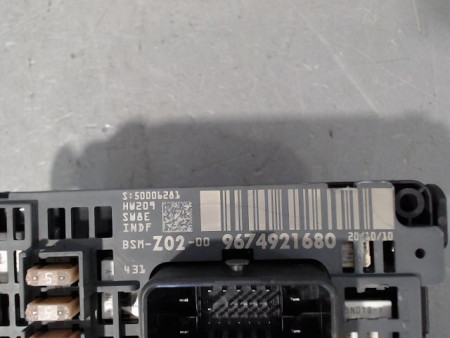 BOITE A FUSIBLES CITROEN C4 2010-