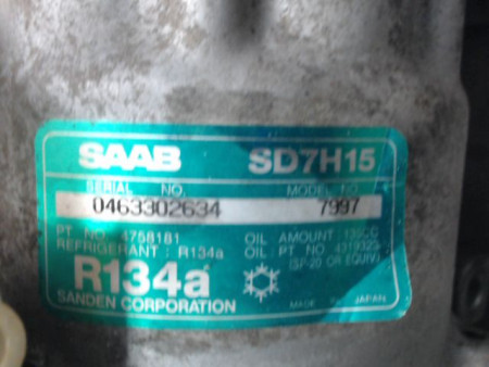 COMPRESSEUR AIR CONDITIONNE SAAB 9000 91-98