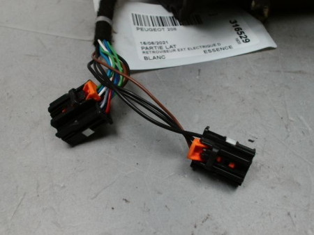 RETROVISEUR EXTERIEUR ELECTRIQUE DROIT PEUGEOT 208