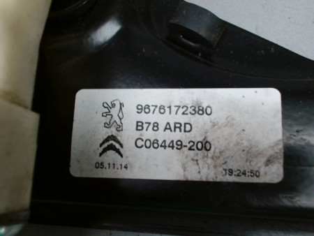 MECANISME+MOTEUR LEVE-GLACE ARRIERE DROIT CITROEN C4 PICASSO