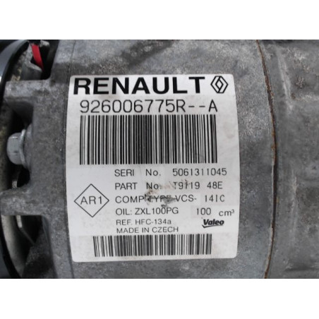 COMPRESSEUR AIR CONDITIONNE DACIA SANDERO 2008-