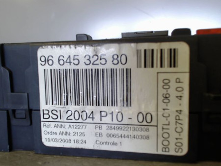 BOITIER GESTION HABITACLE CITROEN C3 2005-