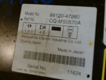 AUTORADIO TOYOTA PRIUS 2  ESSENCE/HY