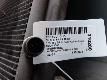 RADIATEUR / CONDENSEUR CLIM RENAULT CLIO III 2005-