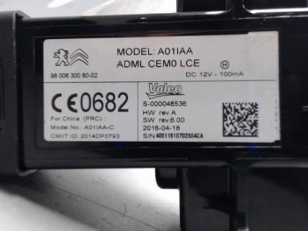 LECTEUR DE CARTE CITROEN C4 PICASSO